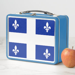 Box Boîte à lunch en métal inoxydable avec drapeau du 