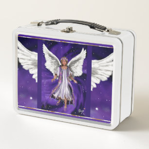 Box Boîte à lunch en métal mauve soul