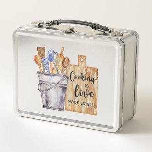 Box Boîte à lunch en métal personnalisée avec logo