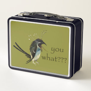 Box Boîte à lunch en métal représentant un oiseau de J