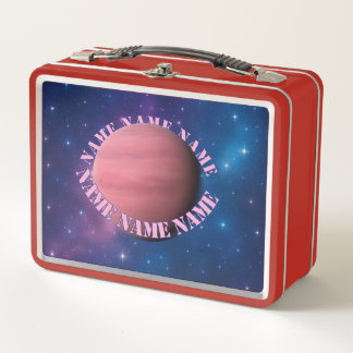 Box Boîte à lunch Galaxy Planet - Nom personnalisé Orb