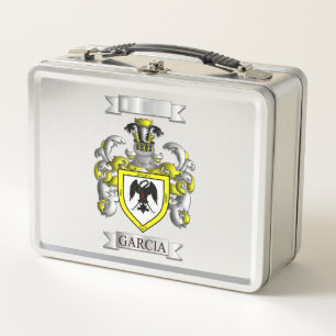 Box Boîte à Lunch Garcia Nom de Famille et Blason
