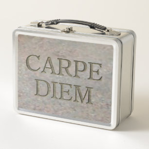 Box Boîte à lunch inoxydable Carpe Diem Stone