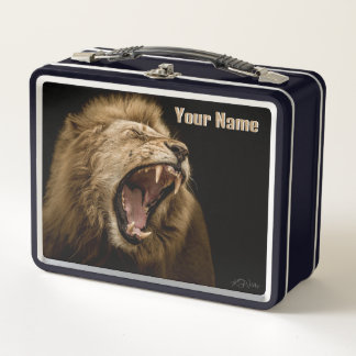 Box Boîte à lunch Lion grisante - Cadeau personnalisé