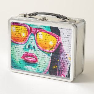 Box Boîte à lunch - Lipstick Urban Street Art