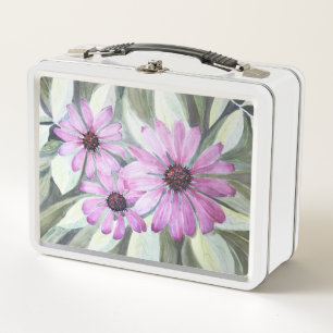 Box Boîte à lunch - Marguerites africaines violettes
