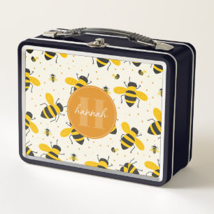 Box Boîte à lunch métallique Abeilles Capricieuses