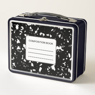 Box Boîte à lunch Motif du livre de composition