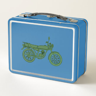 Box Boîte à lunch moto vintage
