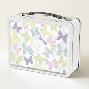 Box Boîte à lunch Pastel Butterflies
