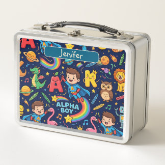 Box Boîte à lunch personnalisée pour enfants Alphaland