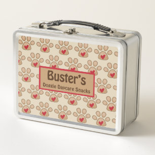 Box Boîte à lunch personnalisée pour garderie canine