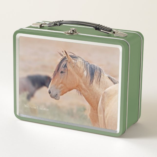 Box Boîte à lunch portrait de cheval sauvage (Devant)