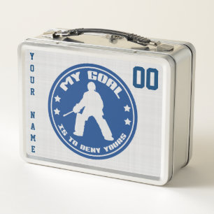 Box Boîte à lunch pour le hockey sur gazon personnalis