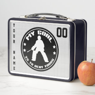 Box Boîte à lunch pour le hockey sur gazon personnalis
