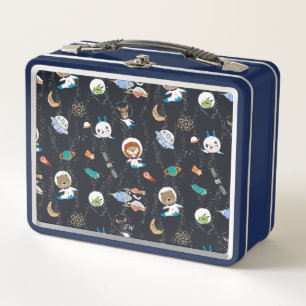 Box Boîte à lunch pour les animaux spatiaux personnali