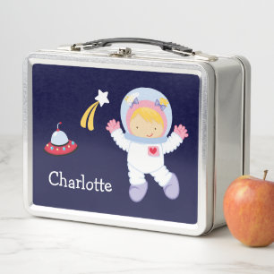 Box Boîte à lunch pour petite fille astronaute