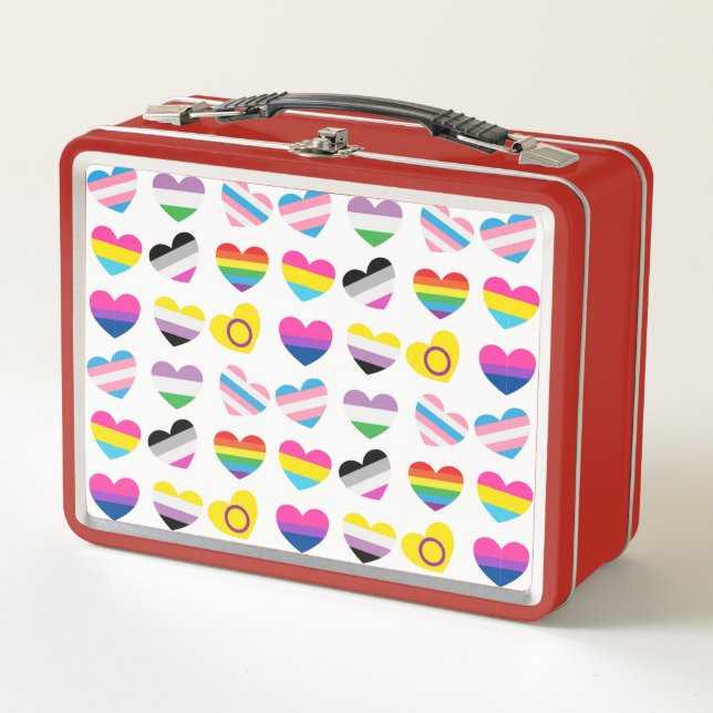 Box Boîte à lunch Pride Hearts (Devant)