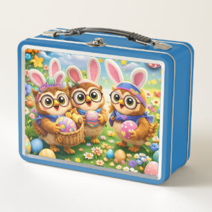 Box boîte à lunch rex hoot Pâques boîte enfants heure