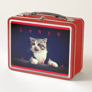 Box Boîte à lunch rouge Boîte à lunch métallique