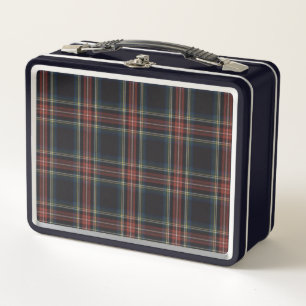 Box Boîte à lunch Tartan Metal