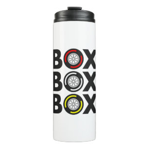 ‚Box Box‘ F1 Entwurf der Reifenkomponente Thermosbecher