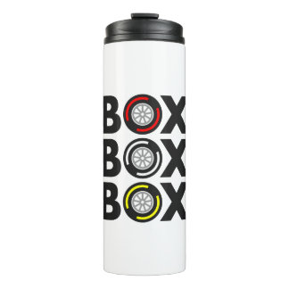 ‚Box Box‘ F1 Entwurf der Reifenkomponente Thermosbecher