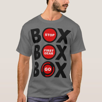 Box Box F1 Pitstop Lollipop Design T-Shirt