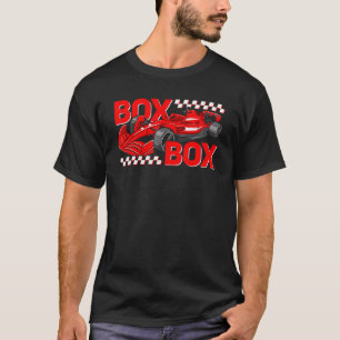 Box Box Radio Anruf Formel-Rennsport Offener Rennw T-Shirt