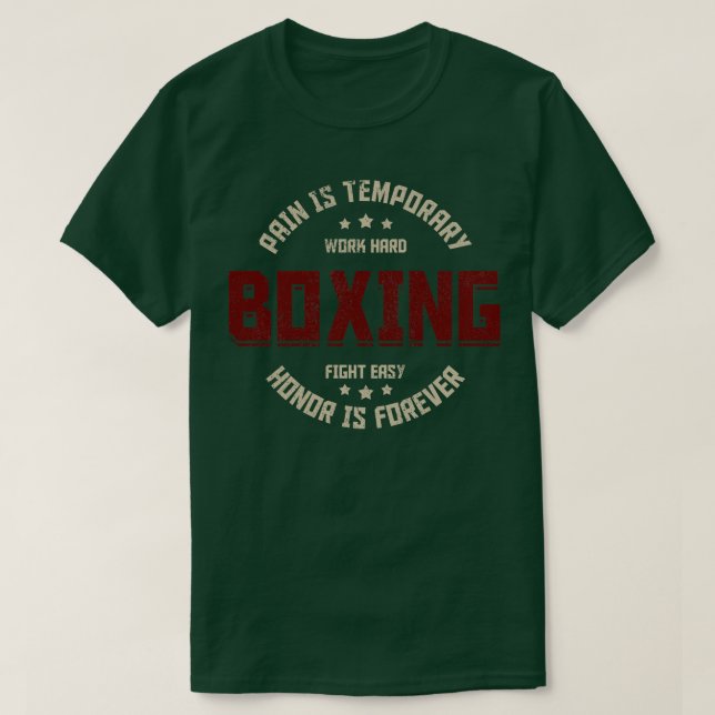 Box Boxen Martial Arts Boxen Club Boxer 42 T-Shirt (Design vorne)