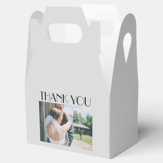 Box "Braut & Groom Featured Favor" Geschenkschachtel (Geöffnet)