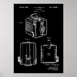 Box Camera Patent Poster