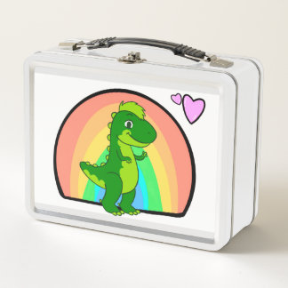 Box Covi le dinosaure, boîte à lunch NHS arc-en-ciel