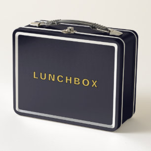 Box Créez une boîte à lunch unique avec votre texte