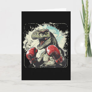 Box-Dinosaur-Boxer-T-Rex-Kickbox-Dino-Boxen Karte