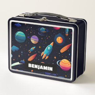 Box Espace Externe Rocket Boîte à lunch pour enfants p