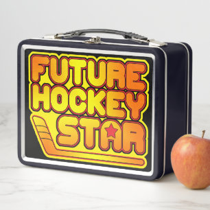Box Futur Hockey Star Boîte à lunch en métal