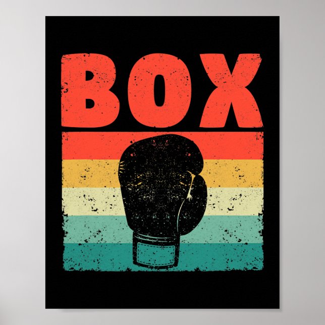 Box Glove Funny Boxing Gloves Boxer Kämpfe Poster (Vorne)