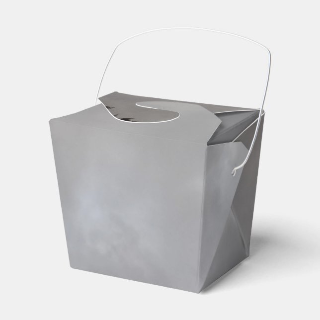 Box "Graue Sky Take Out" Geschenkschachtel (Vorderseite)