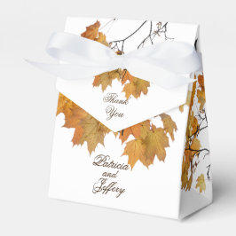 Box "Künstlerischer Herbstausgang" Gastgeschenk Ho Geschenkschachtel