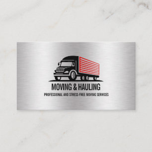 BOX-LKW-BEWEGUNG UND HAULING BERUFLICH VISITENKARTE