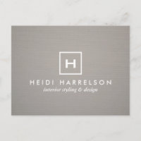 BOX-LOGO mit IHREM INITIAL/MONOGRAMM auf GRAY LINE