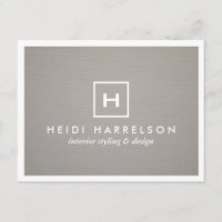 BOX-LOGO mit IHREM INITIAL/MONOGRAMM auf GRAY LINE
