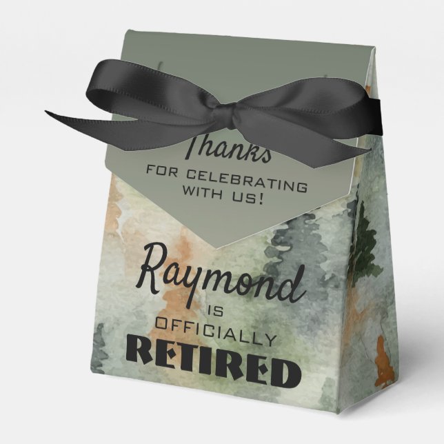 Box "Mistral Forest Masculine Retirement Gastgesch Geschenkschachtel (Vorderseite)