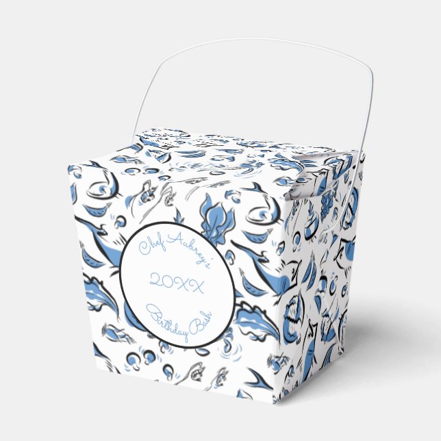 Box mit chinesischer Küche Zeichnend "Take-out" Geschenkschachtel (Vorderseite)