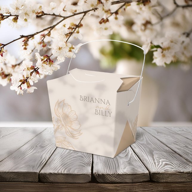 Box mit Minimalistischer Erdblume Gastgeschenk Hoc Geschenkschachtel (Von Creator hochgeladen)