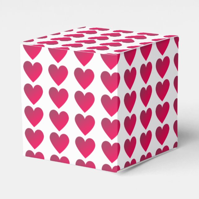 Box mit Niedlichem Herzdesign Geschenkschachtel (Vorderseite)