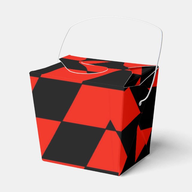 Box mit Schwarz und Rot Geschenkschachtel (Vorderseite)