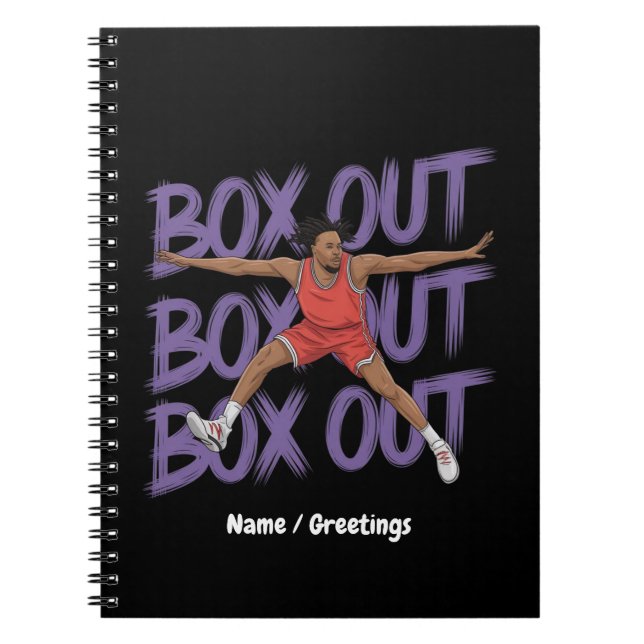 Box Out Box Out Box Out: Kreativ und lustig nimmt Notizblock (Vorderseite)
