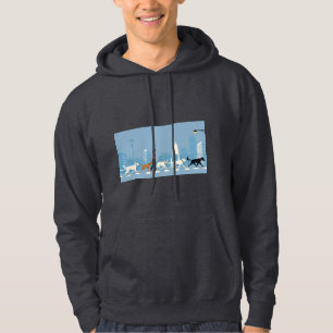 Box T-Shirt Walking Hunde Hoodie